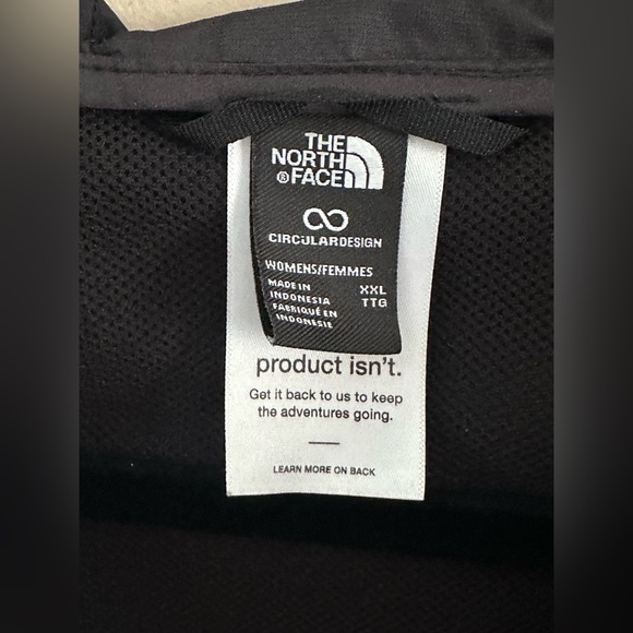 The North Face Blk Flyweight 2.0 Wind Resistant Zip Hoodie Lightweight Size XXL - Picture 11 of 12